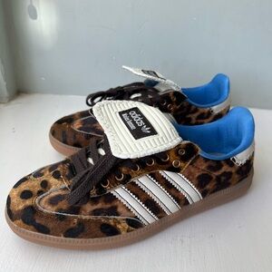 Adidas Wales Bonner Samba Pony Leopard size US 6.5 M/UK 6/ EU 39 1/3 NEW IN BOX